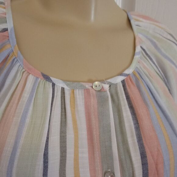NEW Como Vintage Stopped Short Sleeve Top - Picture 4 of 6